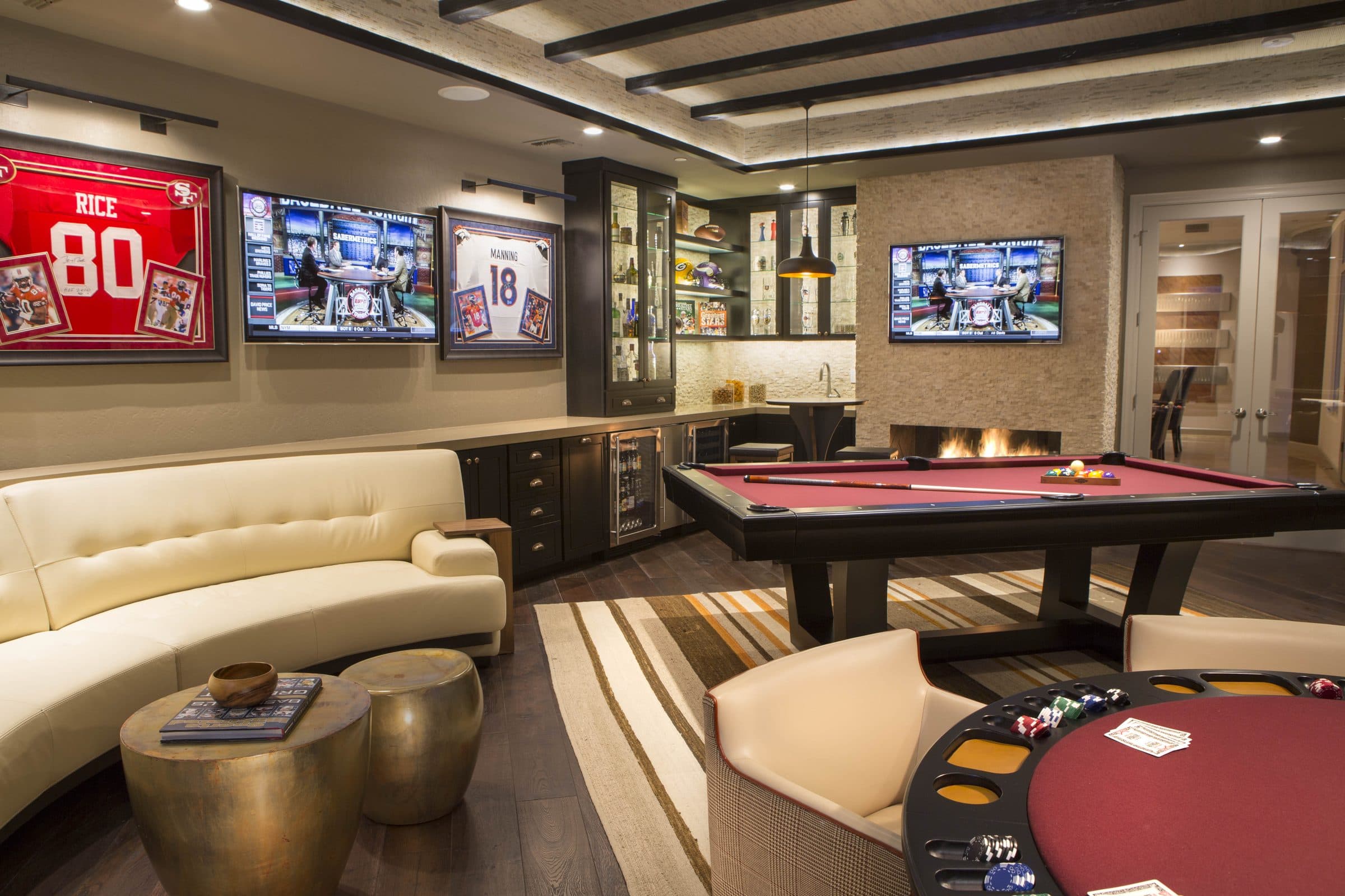 Luxury Sports Lounge — interior remodel in Arizona
