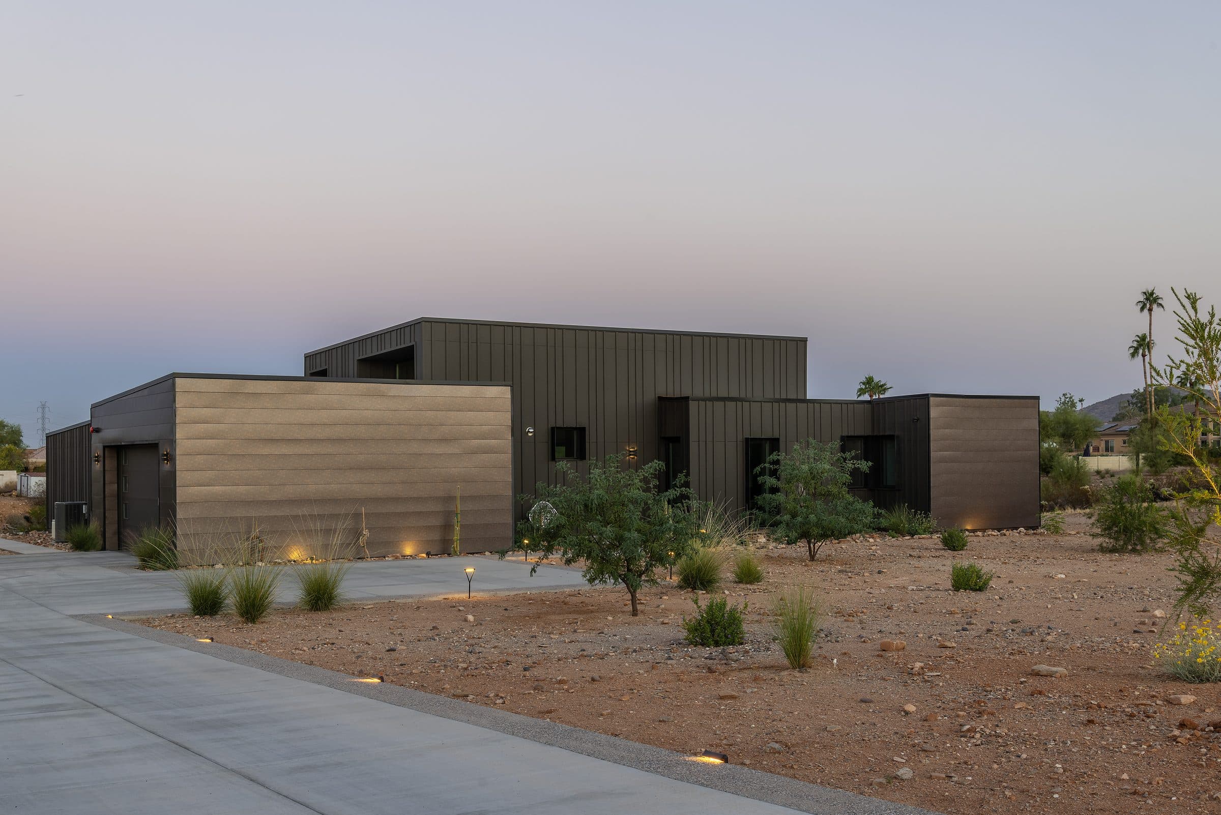Net-Zero Desert Modern — custom home in Arizona